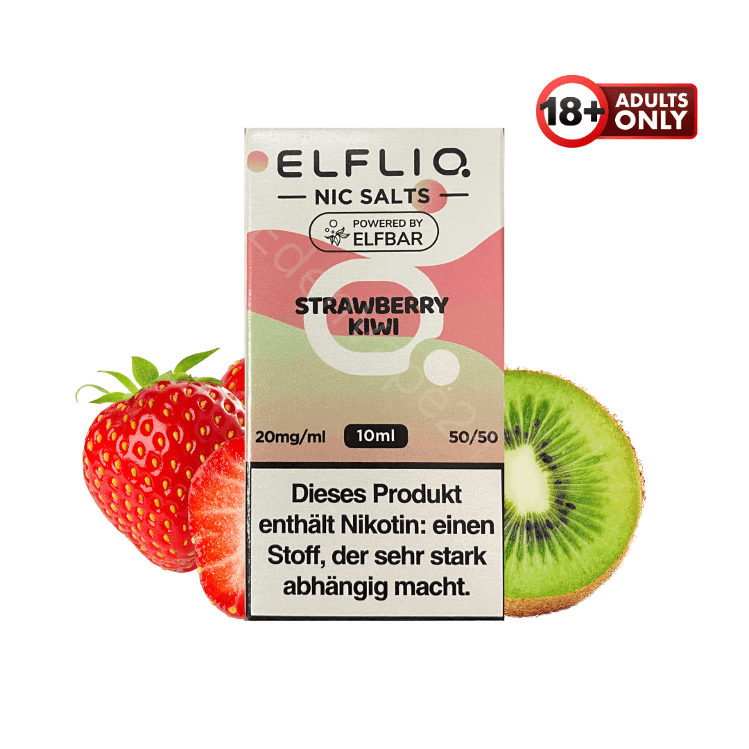 Elfbar Elfliq - Strawberry Kiwi - 20mg Liquid - EdenVape24